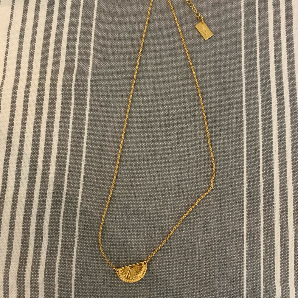 Lilly Pulitzer Orange Slice Necklace, NWOT in Gold